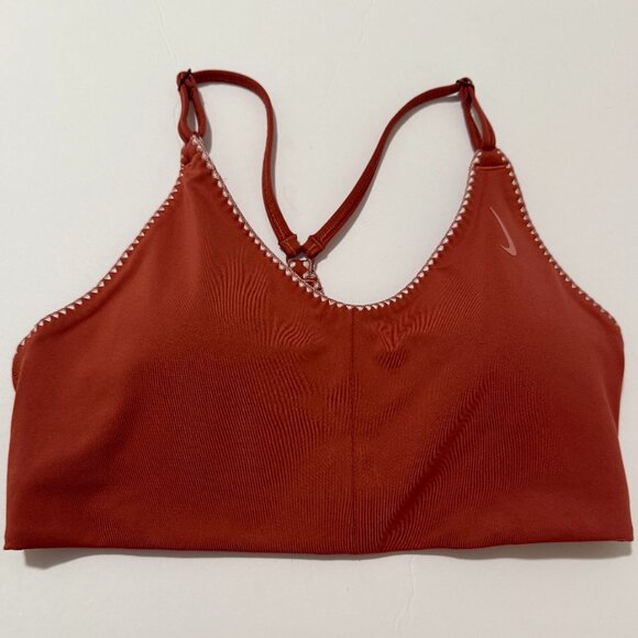 Nike Crochet Coral Indy Sportbra Size Small - Picture 1 of 3